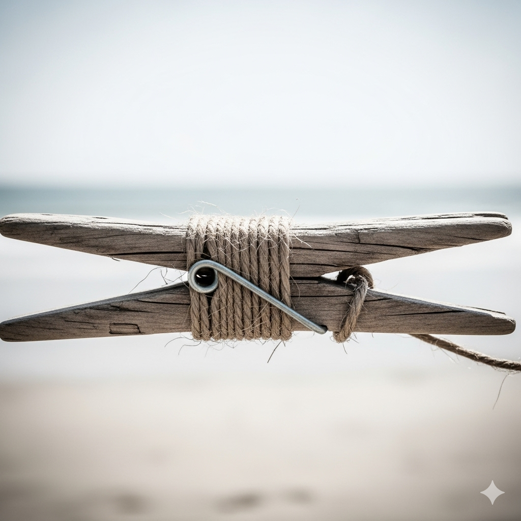 Rustic driftwood style peg handcrafted from reclaimed wood with weathered texture